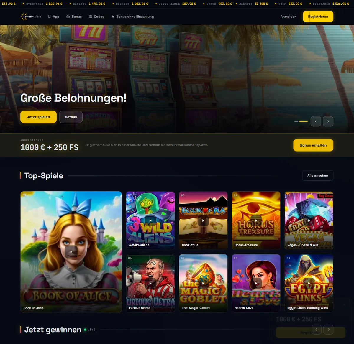 Sonnenspiele Casino